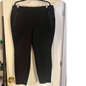 Lane Bryant Black Straight Leg Pants